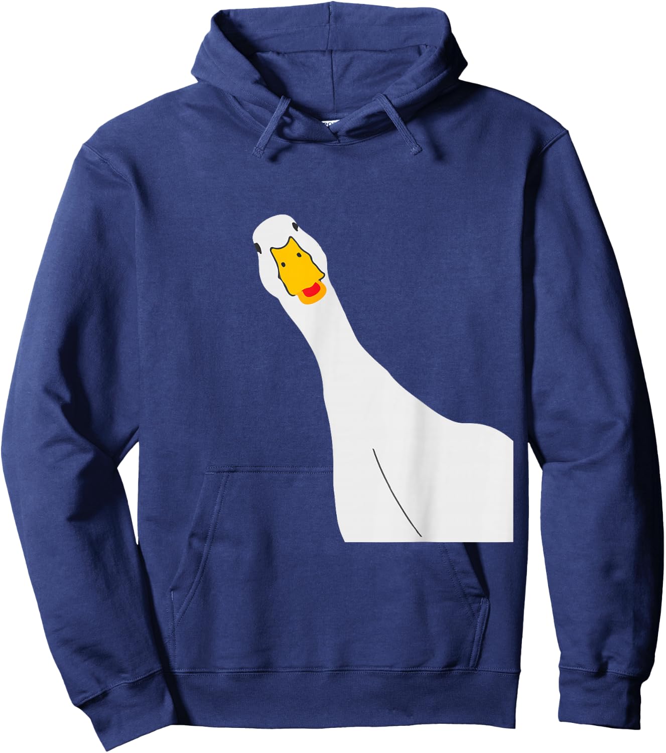 Funny Goose Selfie Honk Honk Hilarious Animal Selfie Hoodie - Hoodie | Navy