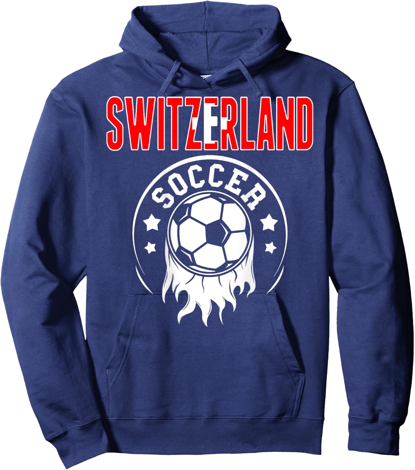 Switzerland Soccer Fans Jersey - Swiss Flag Football Lovers Hoodie - Hoodie | Navy