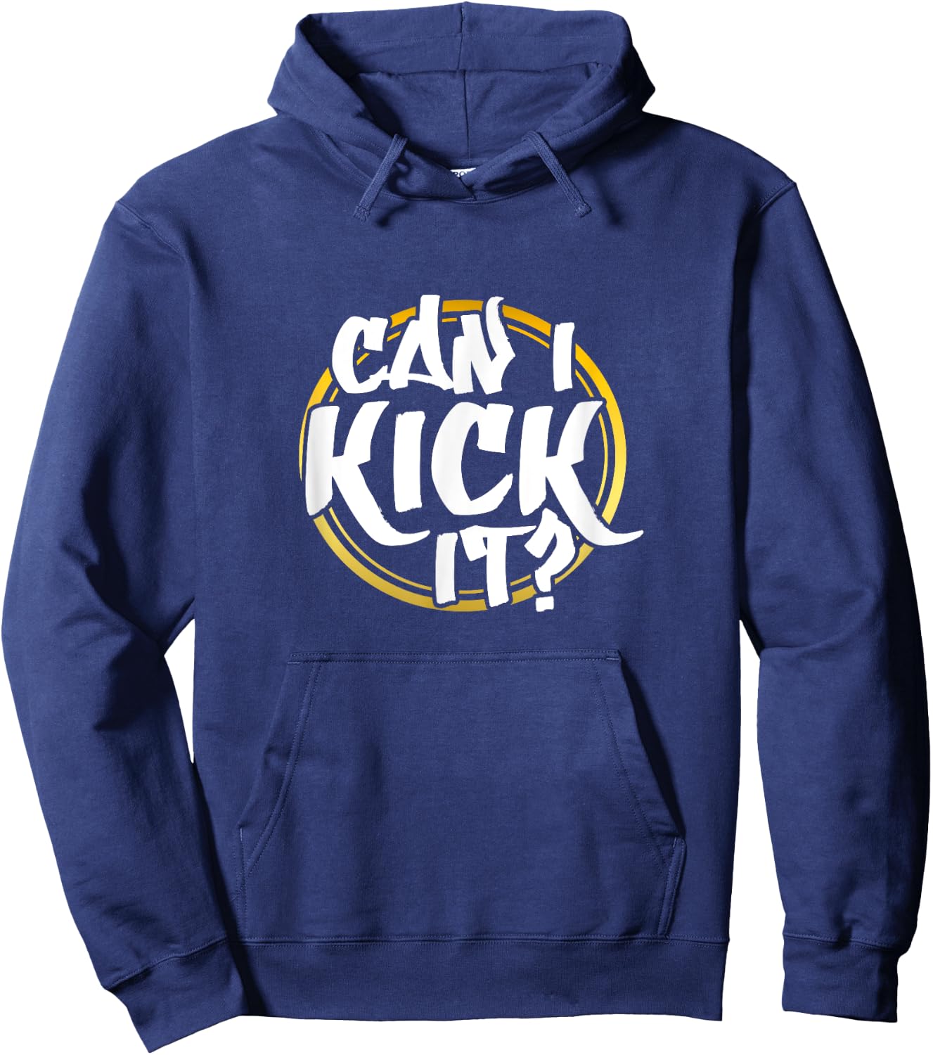 Can I Kick It? Hiphop Rap Music Dance 80's 90's Party Hoodie - Hoodie | Navy