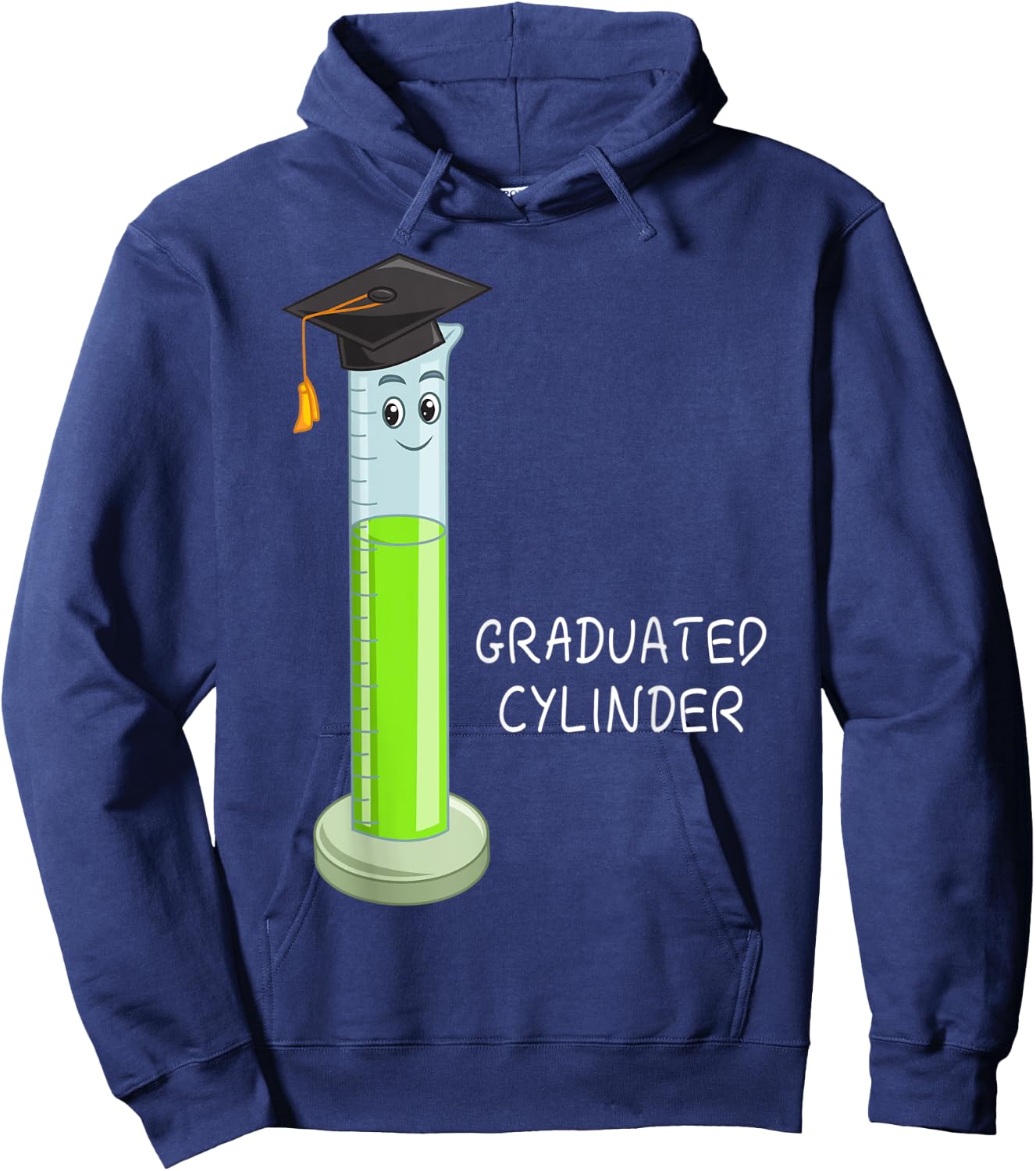 Graduated Cylinder Biologist Biology Major Science Lover Hoodie - Hoodie | Navy