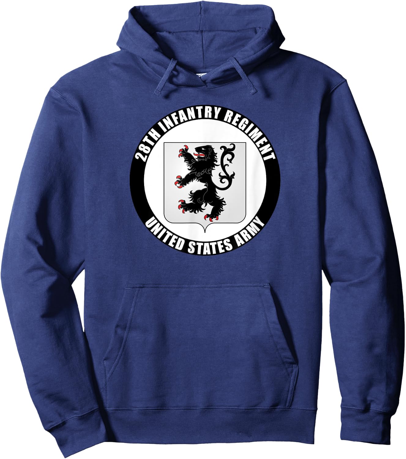 28th Infantry Regiment United States Army Veteran Military Hoodie - Hoodie | Navy