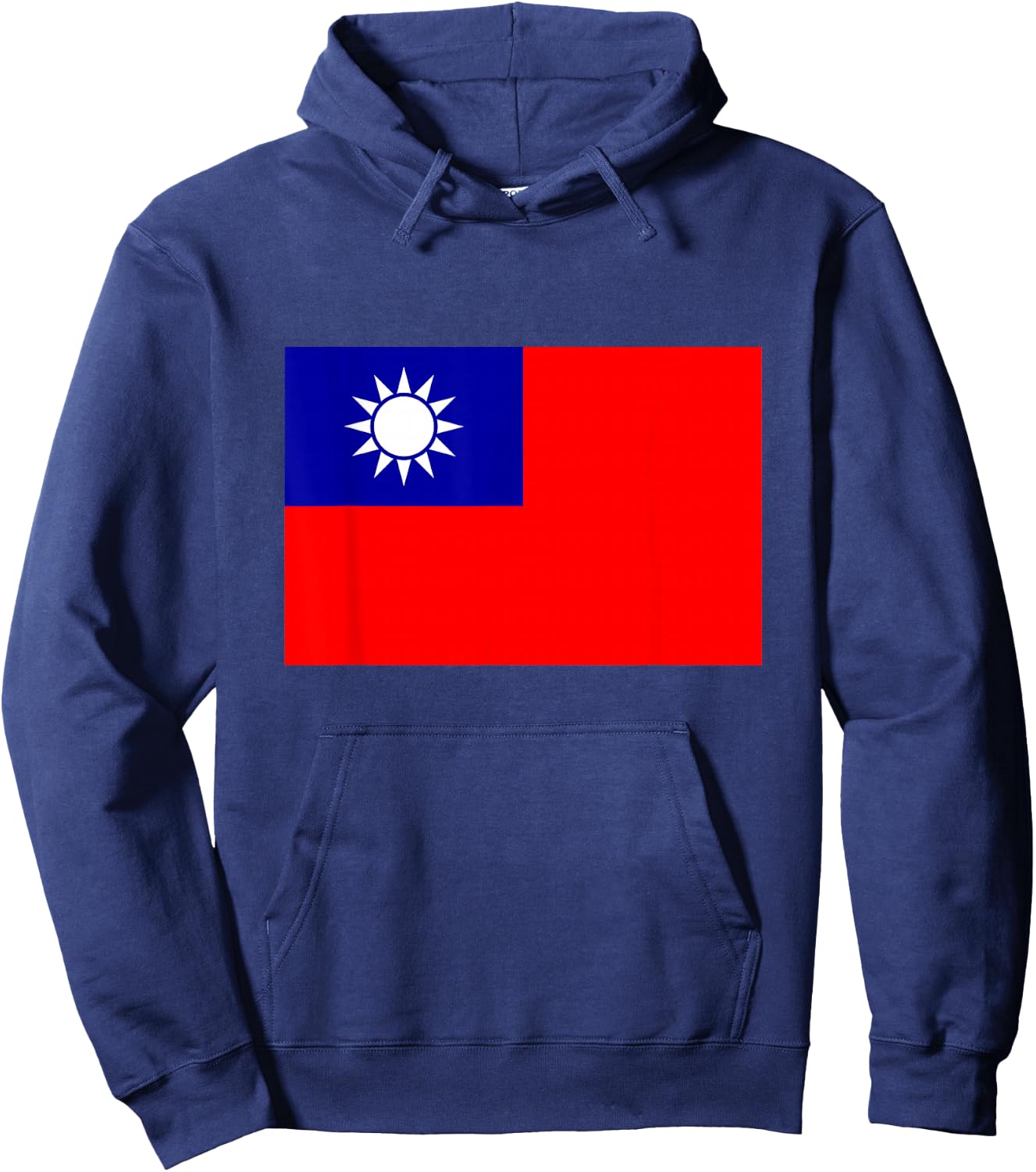 Flag of the Republic of China - Taiwan Hoodie - Hoodie | Navy
