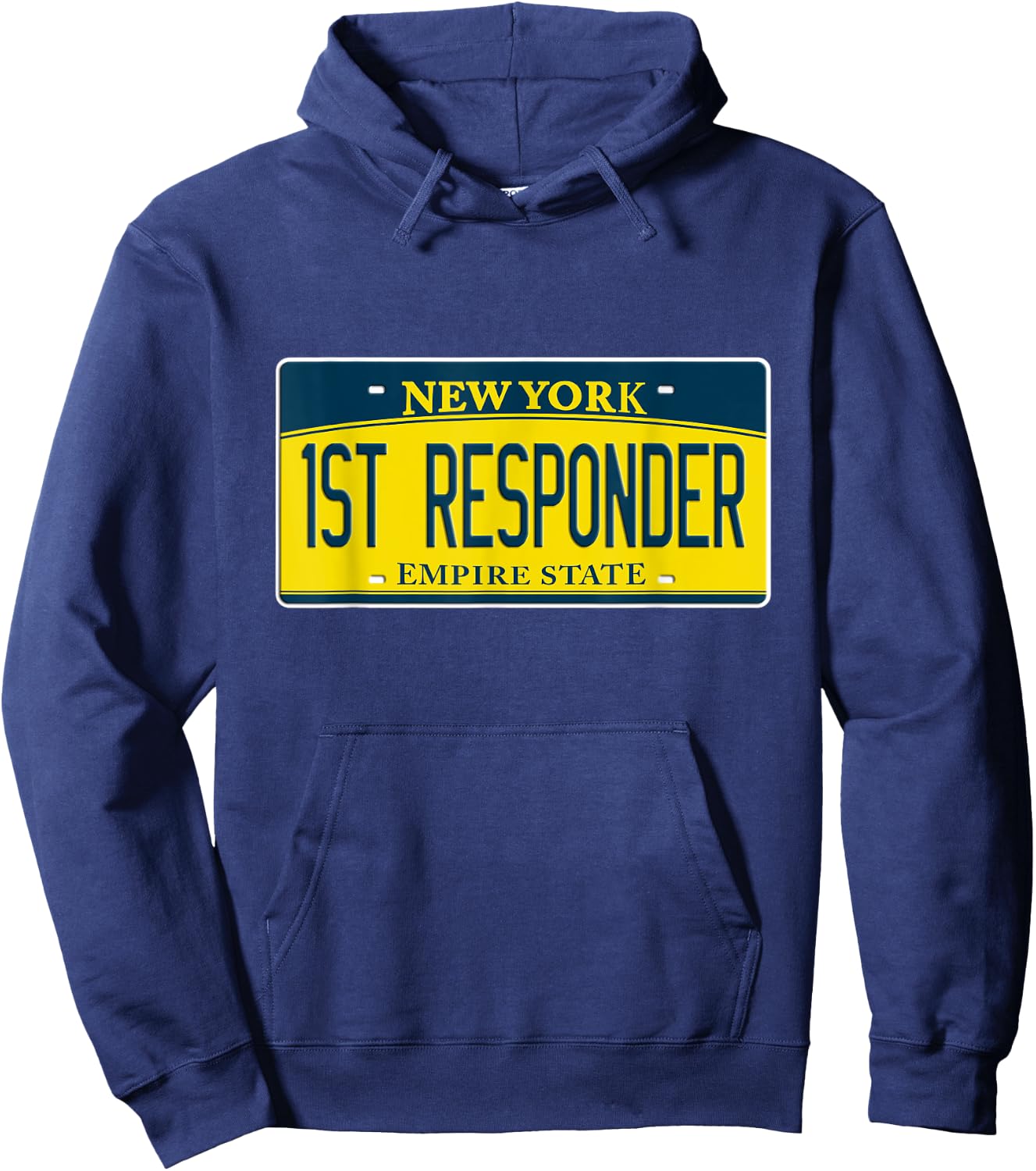 First Responder New York NY USA Fire Police Department EMS Hoodie - Hoodie | Navy