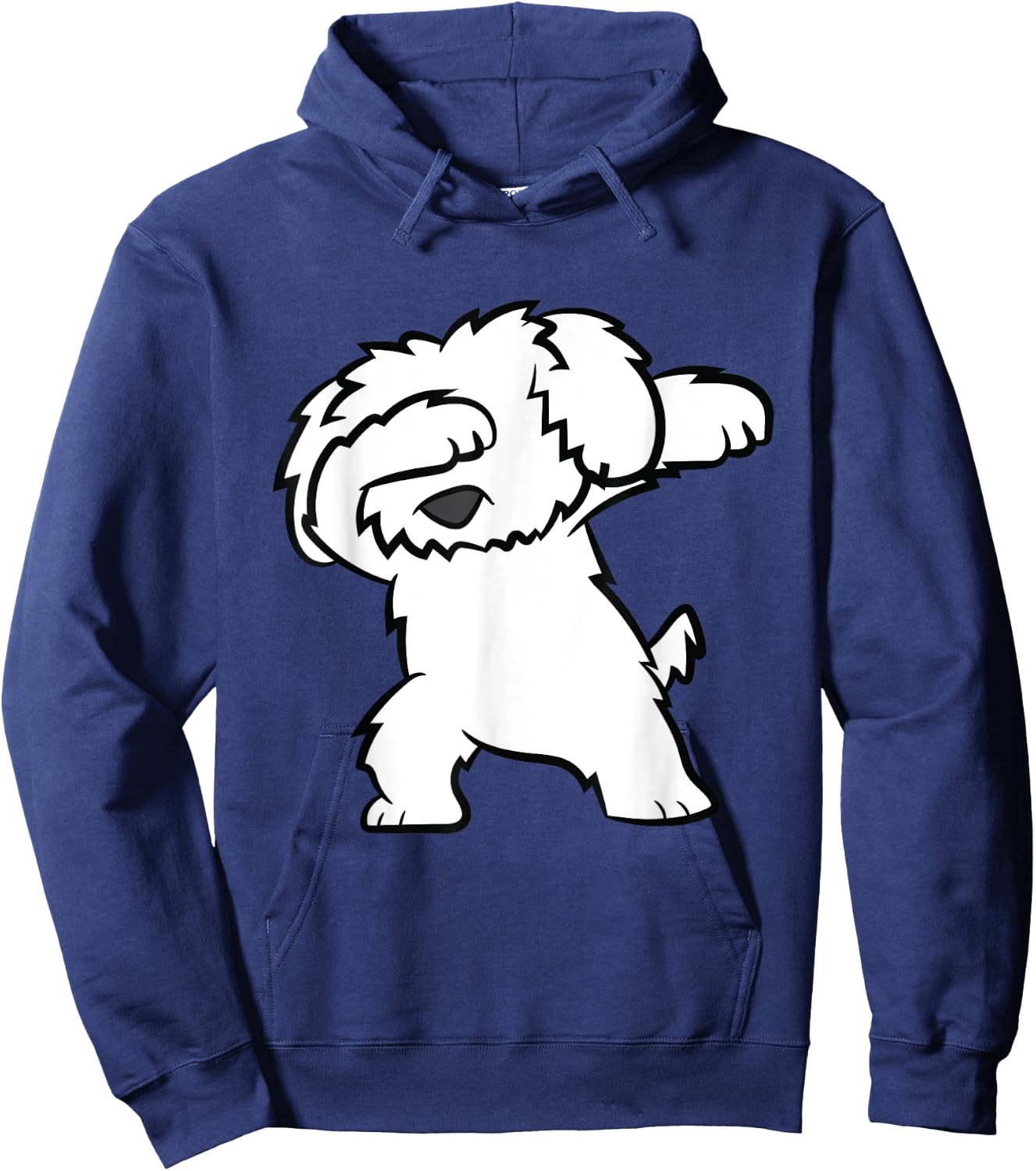 Maltipoo Dog Dabbing Cute Dabbing Maltipoo Men Women Kids Hoodie - Hoodie | Navy
