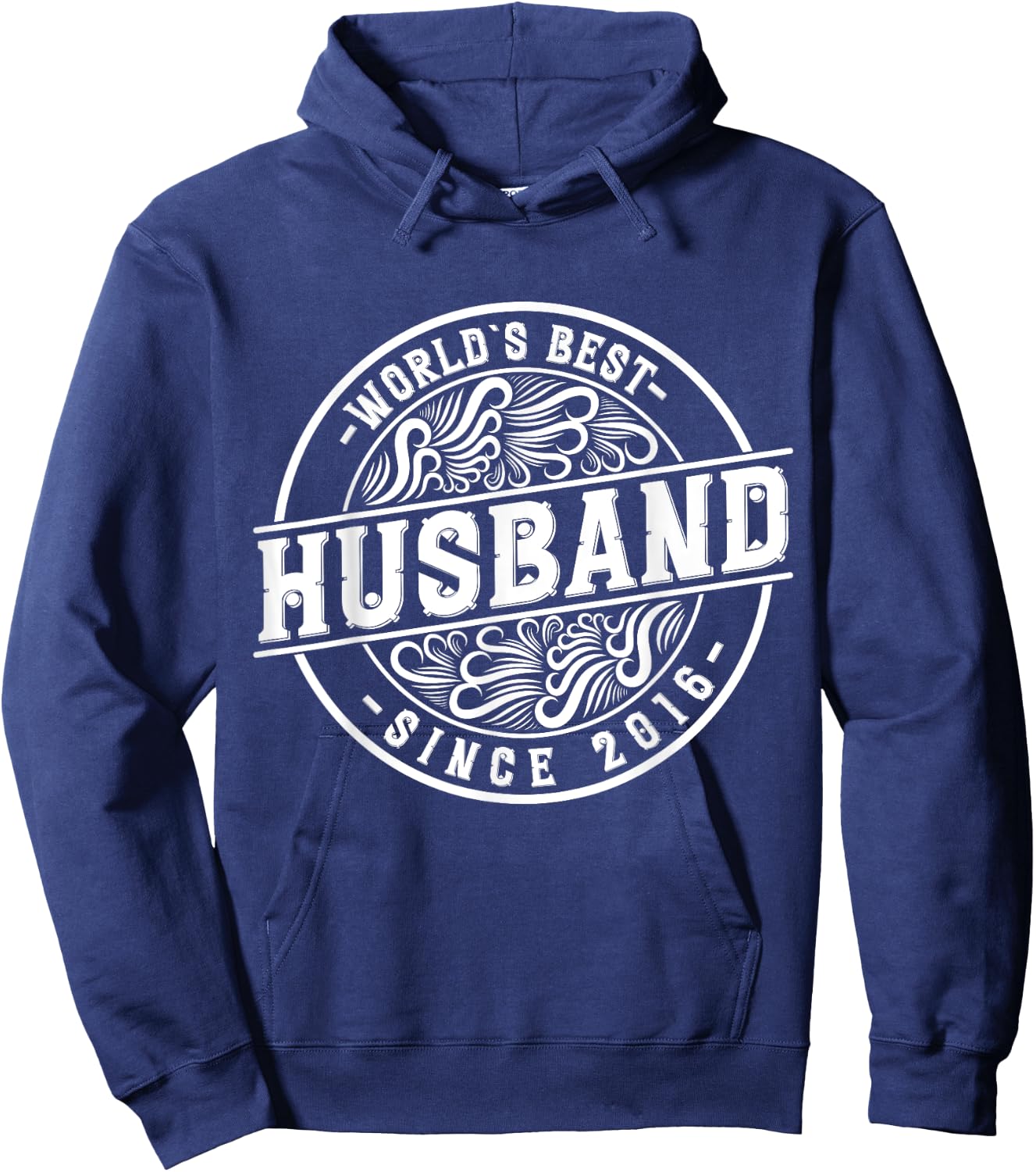 World´s Best Husband Since 2016 9th Wedding day anniversary Hoodie - Hoodie | Navy