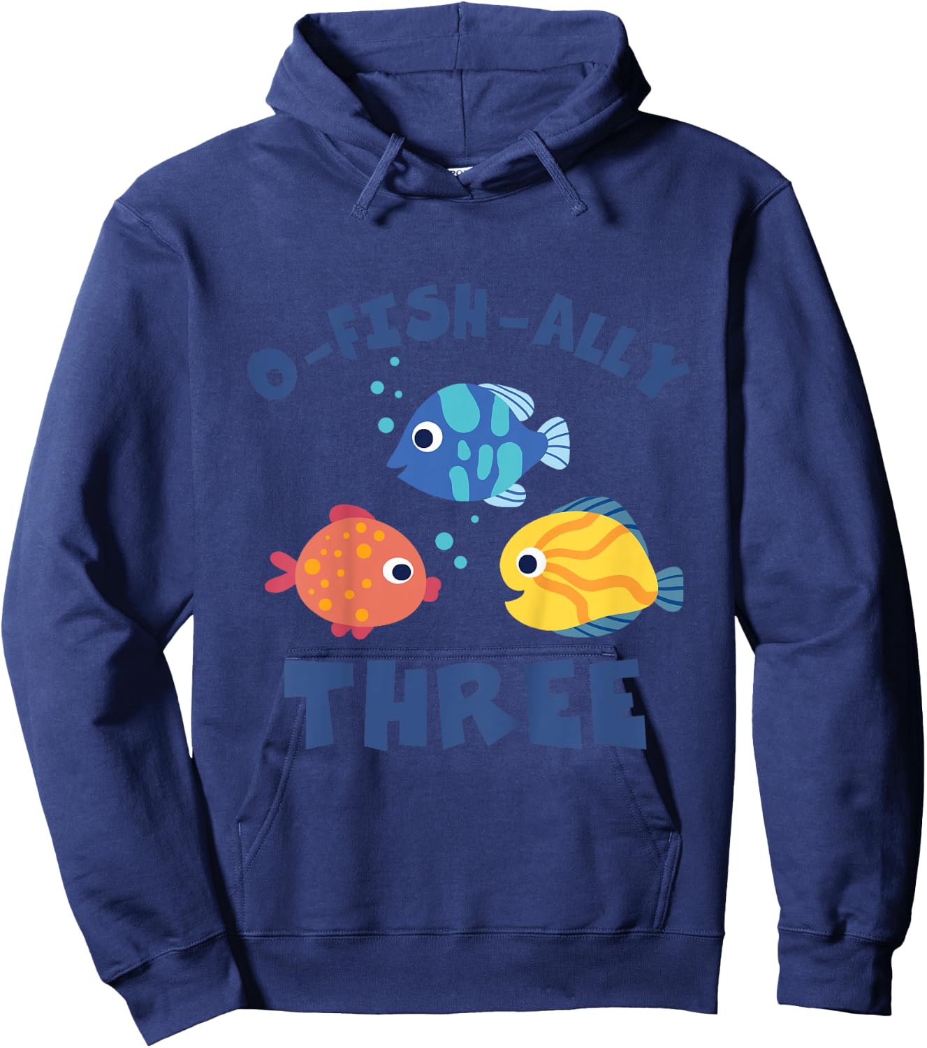 Kids 3rd Birthday Shirt Ofishally 3 Gift Three Year Old Boy Hoodie - Hoodie | Navy