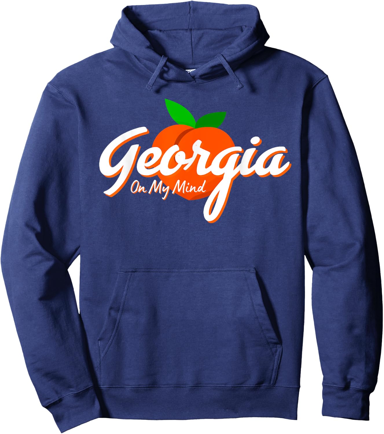 State of Georgia On My Mind Souvenir Hoodie - Hoodie | Navy
