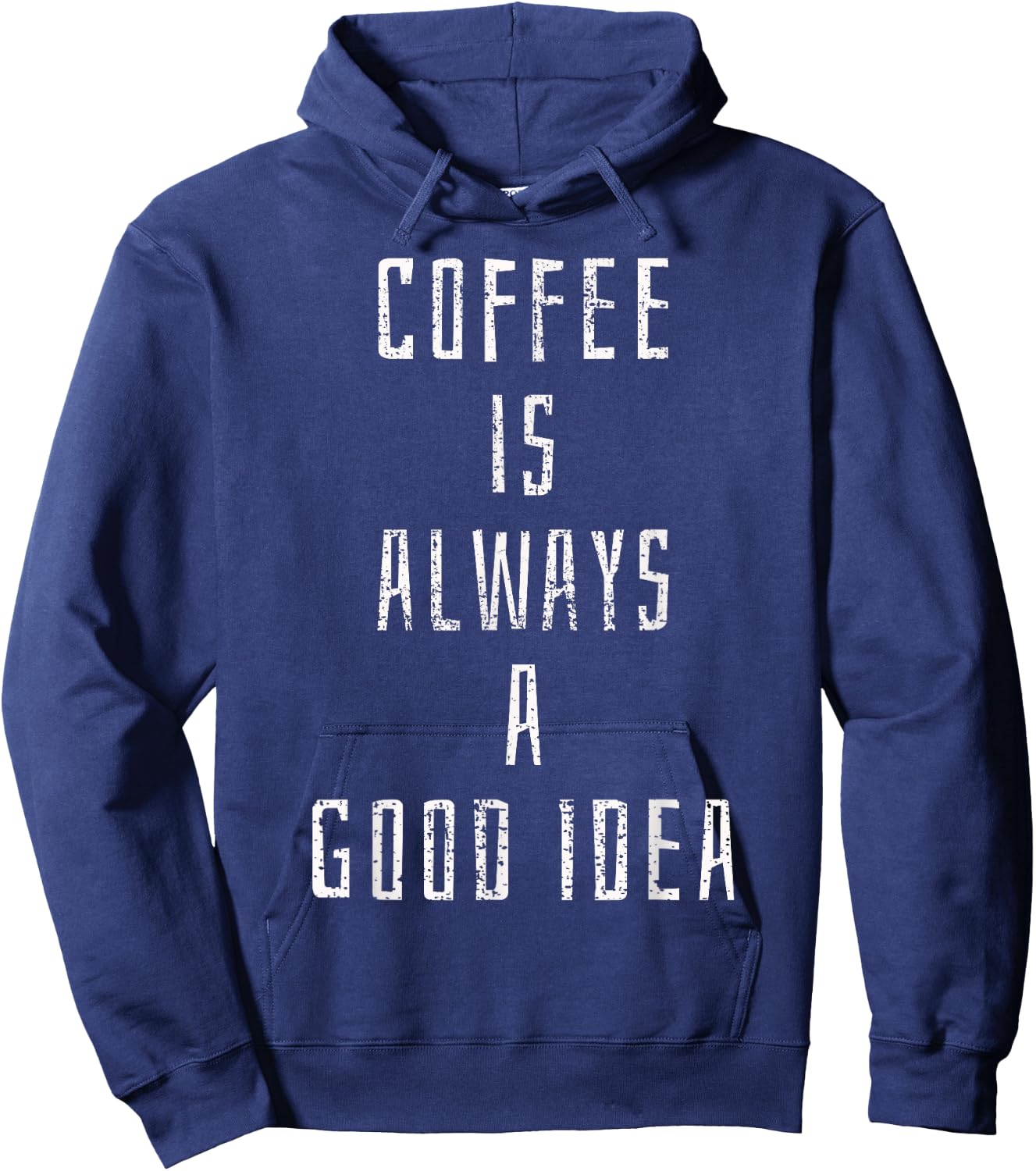 Coffee Saying Lover Shop Gift Beans Barista Hoodie - Hoodie | Navy