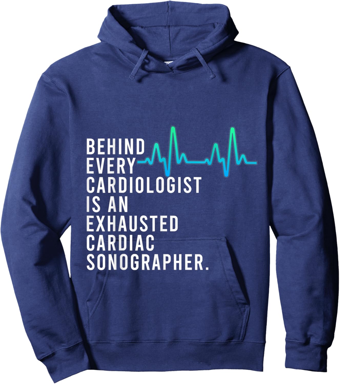 Cardiac Sonographer Echo Tech Mentors RDCS Hoodie - Hoodie | Navy