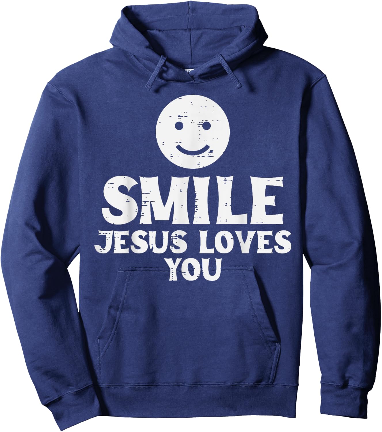 Jesus Loves Christ God Inspirational Christian Men Women Hoodie - Hoodie | Navy