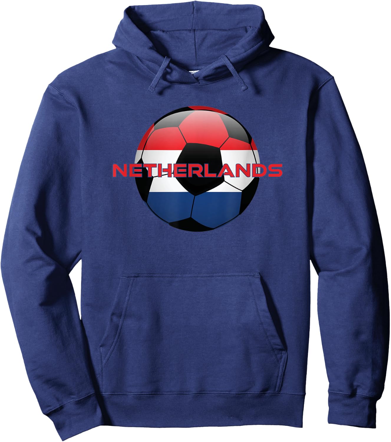 Netherlands National Flag Holland European Dutch Soccer Ball Hoodie - Hoodie | Navy