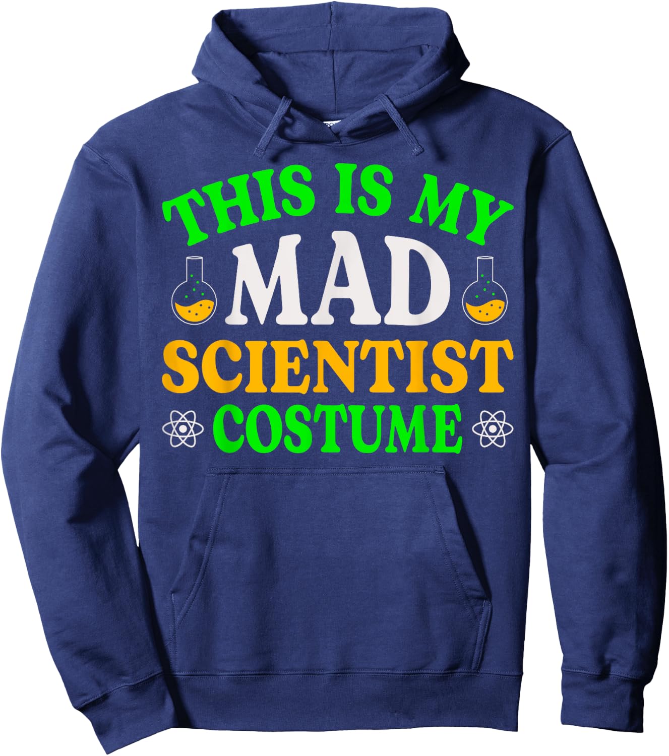 This Is My Mad Scientist Costume Fun Halloween Science Geek Hoodie - Hoodie | Navy