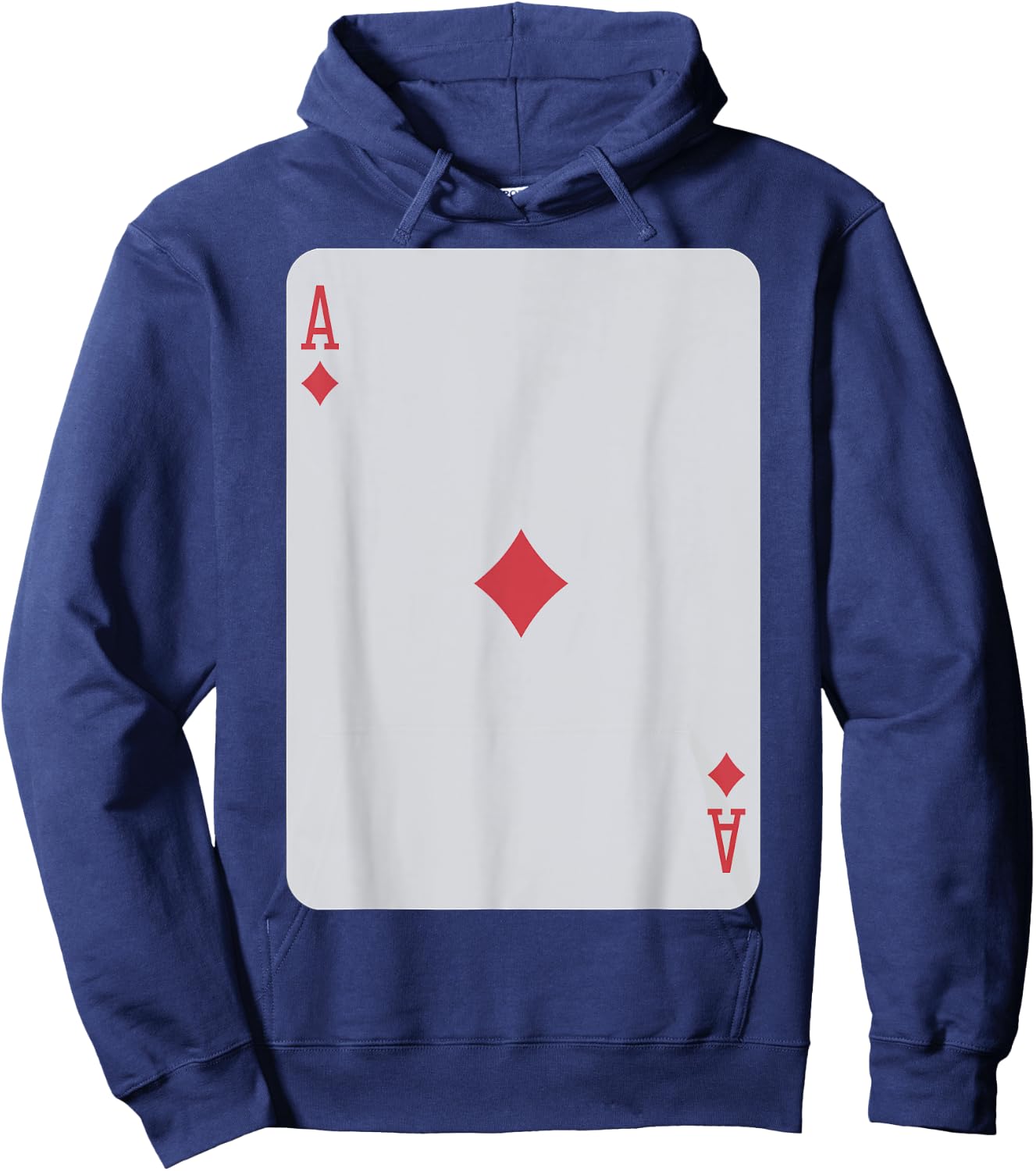 Cute Ace of Diamonds Poker Pro Luck Player Winner Costume Hoodie - Hoodie | Navy