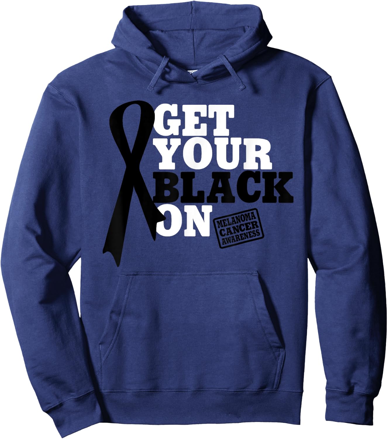 Melanoma Awareness Design & Women Hoodie - Hoodie | Navy