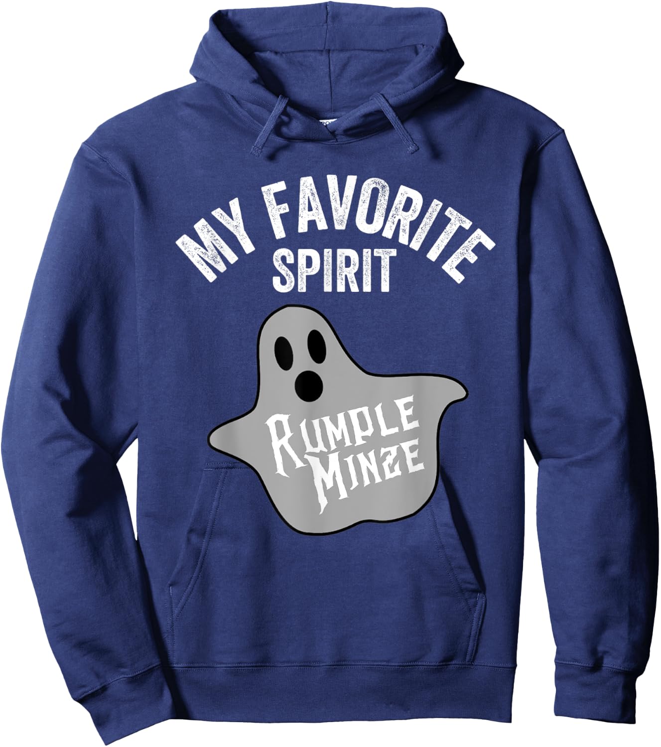 My Favorite Spirit Rumple Minze Funny Halloween Ghost Hoodie - Hoodie | Navy