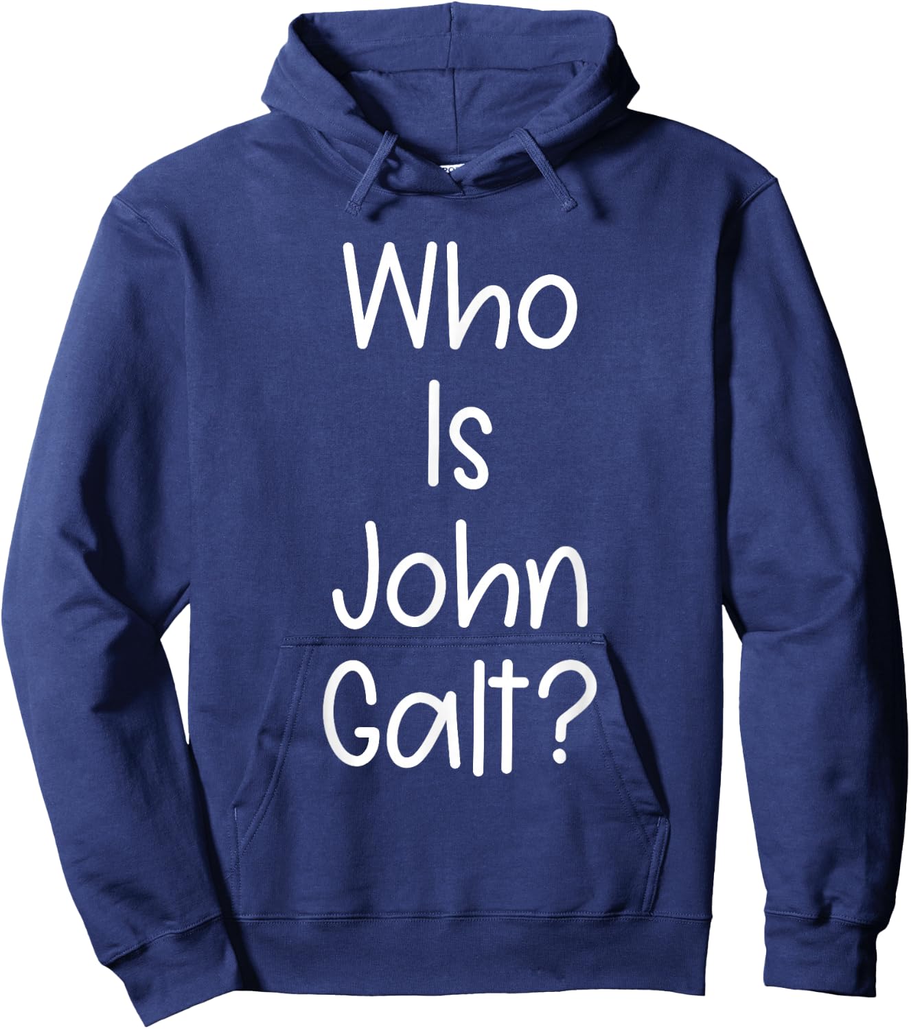 Who Is John Galt Hoodie - Hoodie | Navy