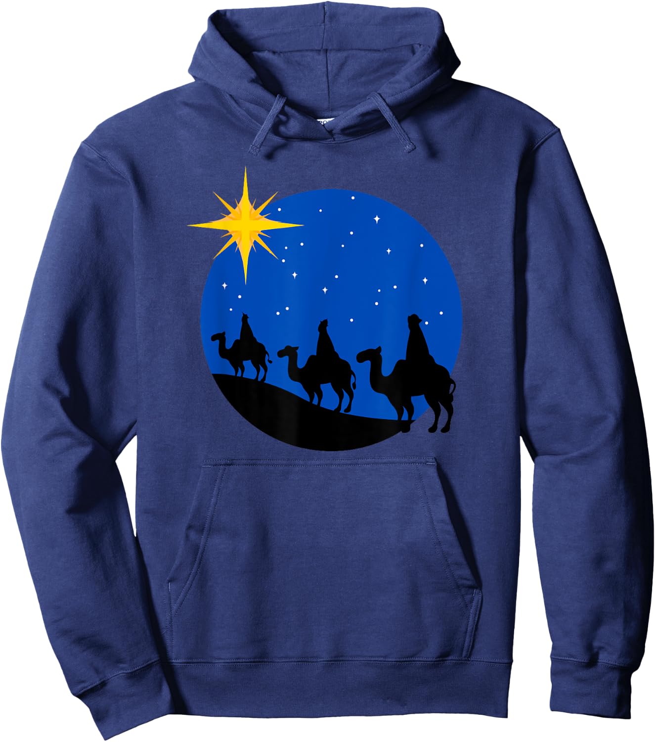 Christmas Nativity Jesus Birth The Three Wise Men Hoodie - Hoodie | Navy