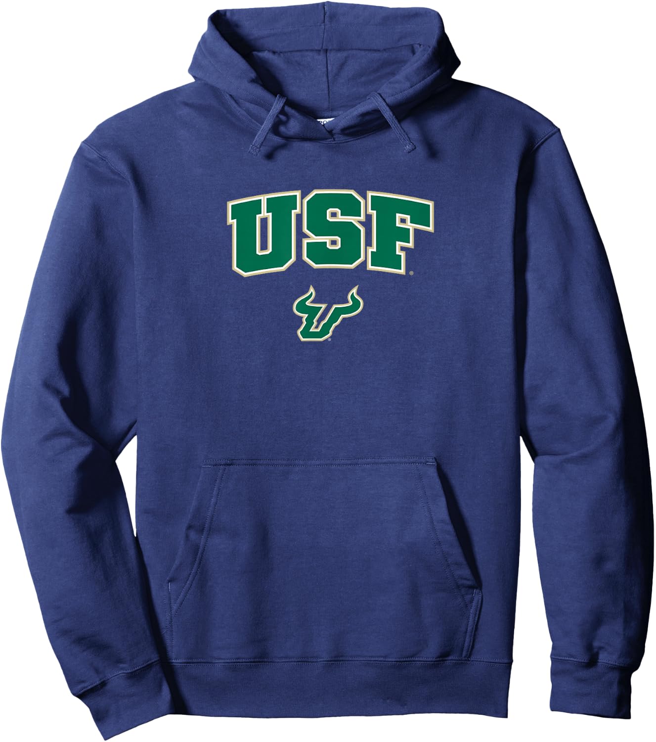 University of South Florida USF Bulls Arch Logo Hoodie - Hoodie | Navy