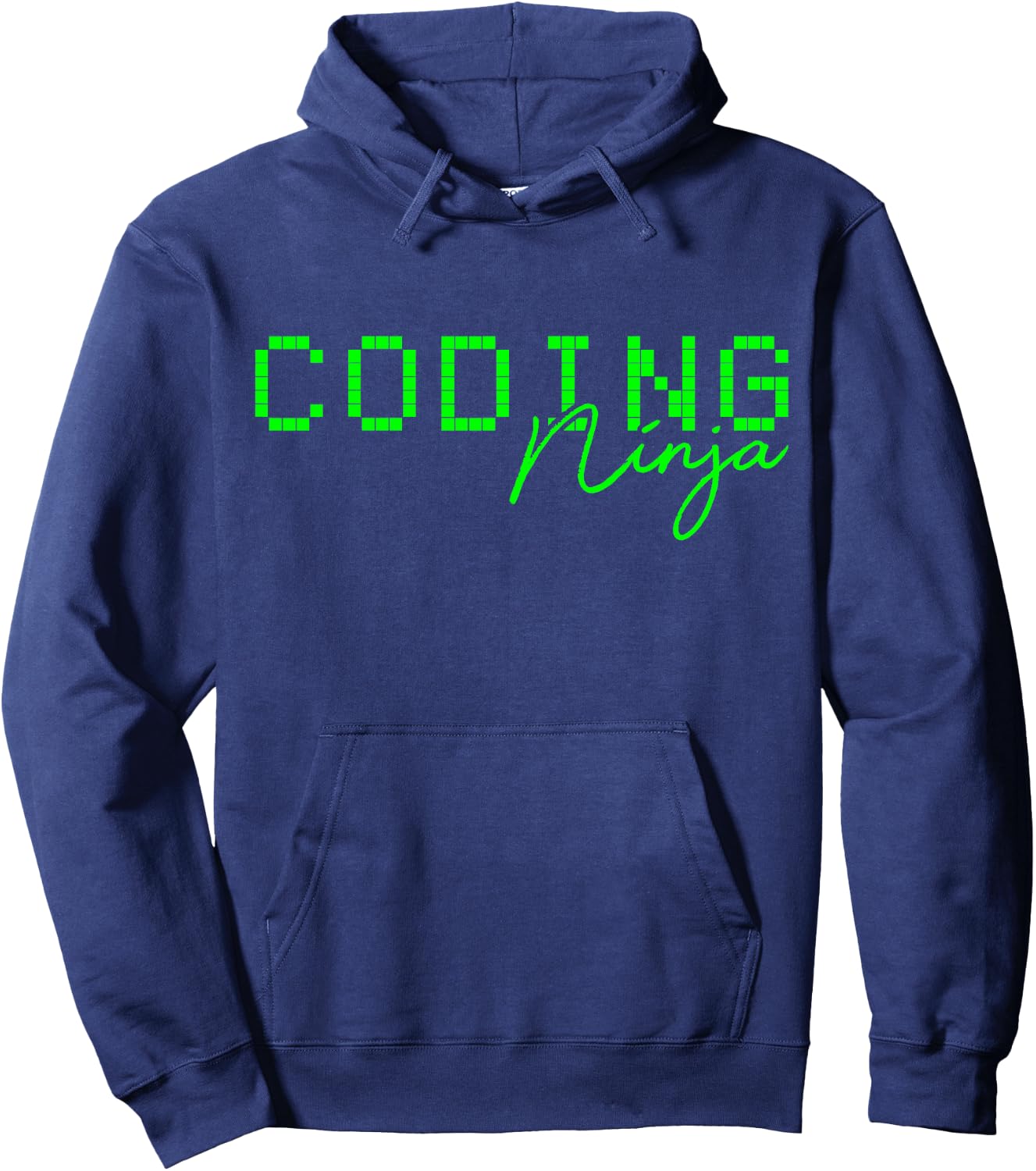 Coding Ninja Programming Geek Gift Hoodie - Hoodie | Navy