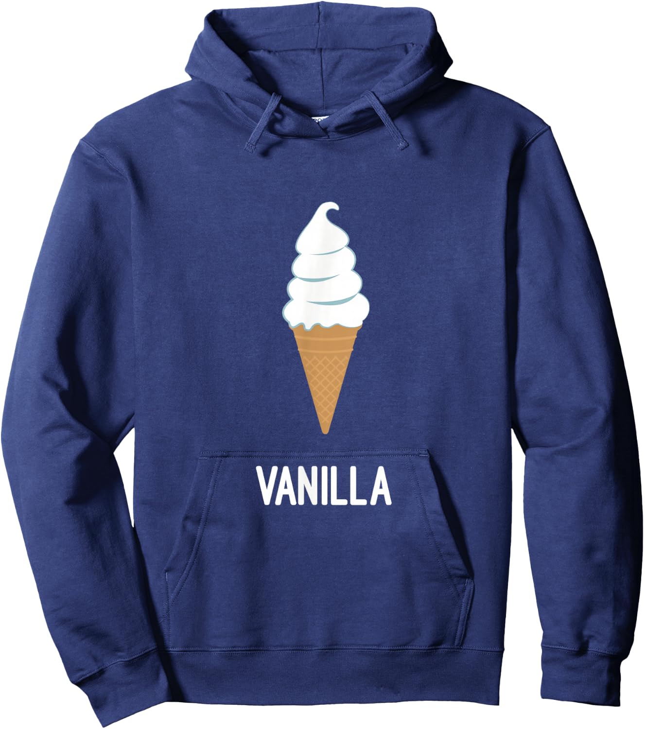 Love Vanilla Ice Cream Hoodie - Hoodie | Navy