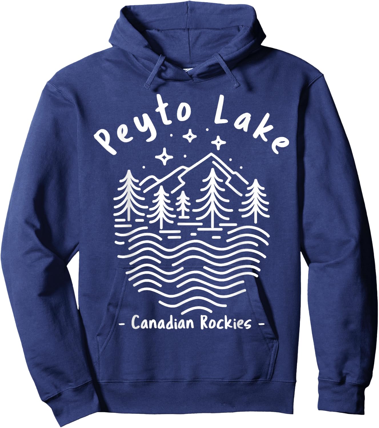 Peyto Lake Canadian Rockies Hoodie - Hoodie | Navy
