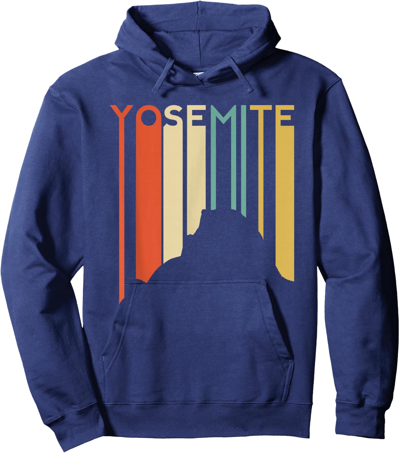 Yosemite National Park Vintage Retro Half Dome California Ca Hoodie - Hoodie | Navy