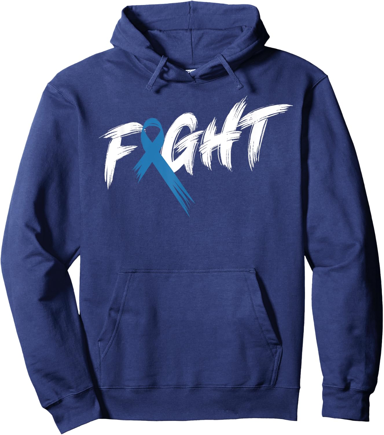 Diabetes Awareness Month Fight Vintage T1 T2 Hoodie - Hoodie | Navy