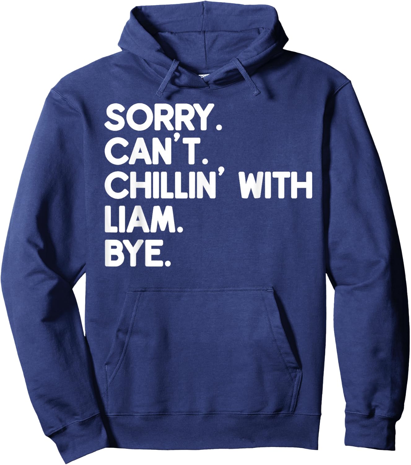 Liam First Name Funny Personalized Named Friend of Hoodie - Hoodie | Navy