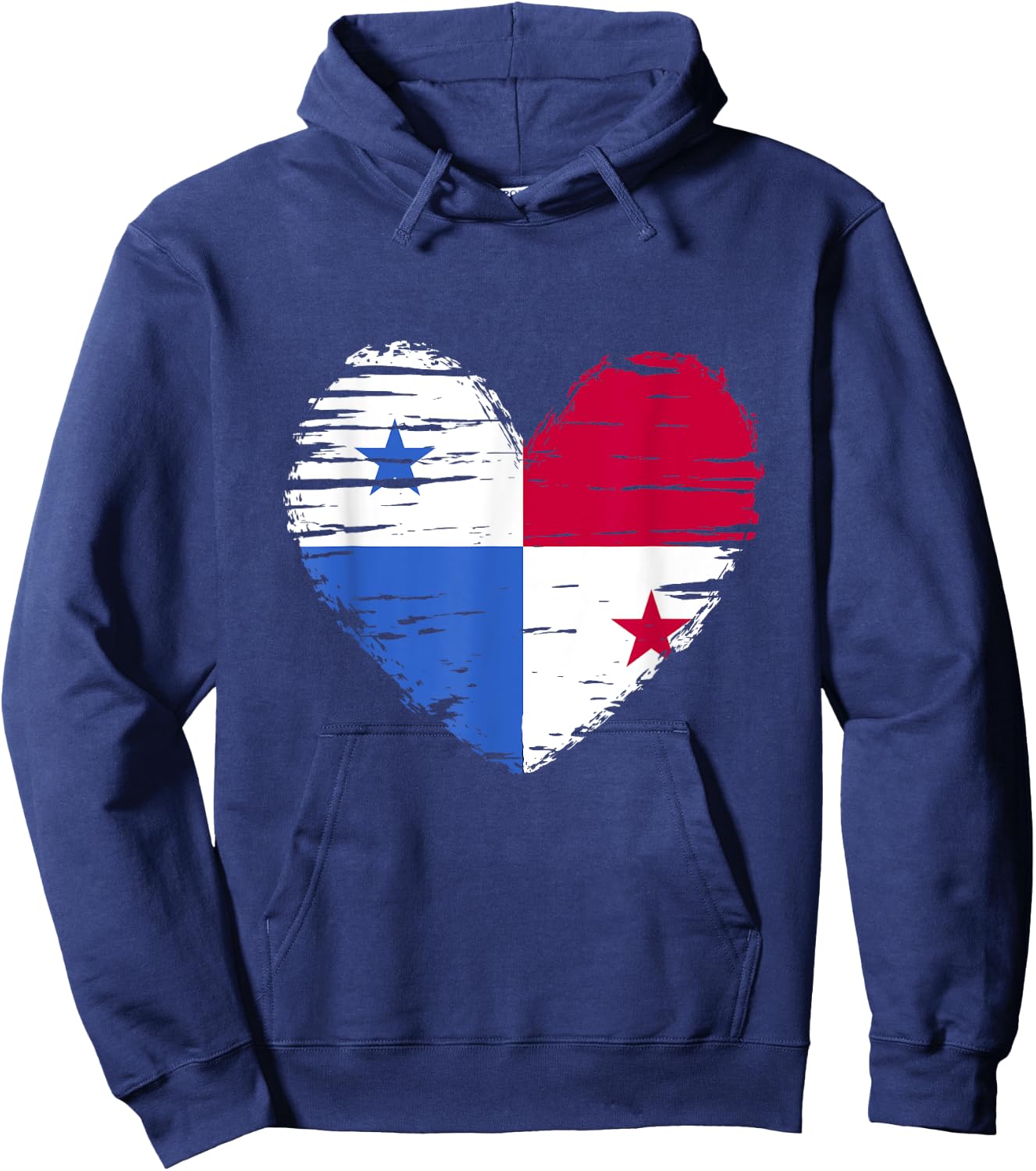 Panama Heart Panamanian Flag Panamanian Pride Hoodie - Hoodie | Navy