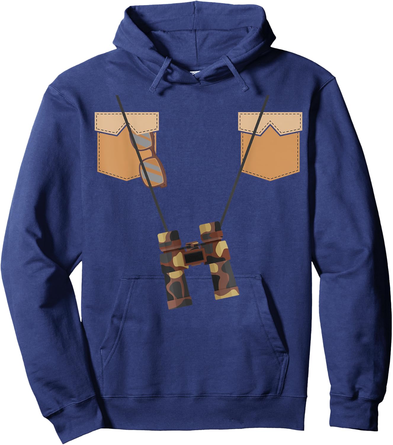 Safari Ranger Costume Halloween Zookeeper Outfit Kids Hoodie - Hoodie | Navy