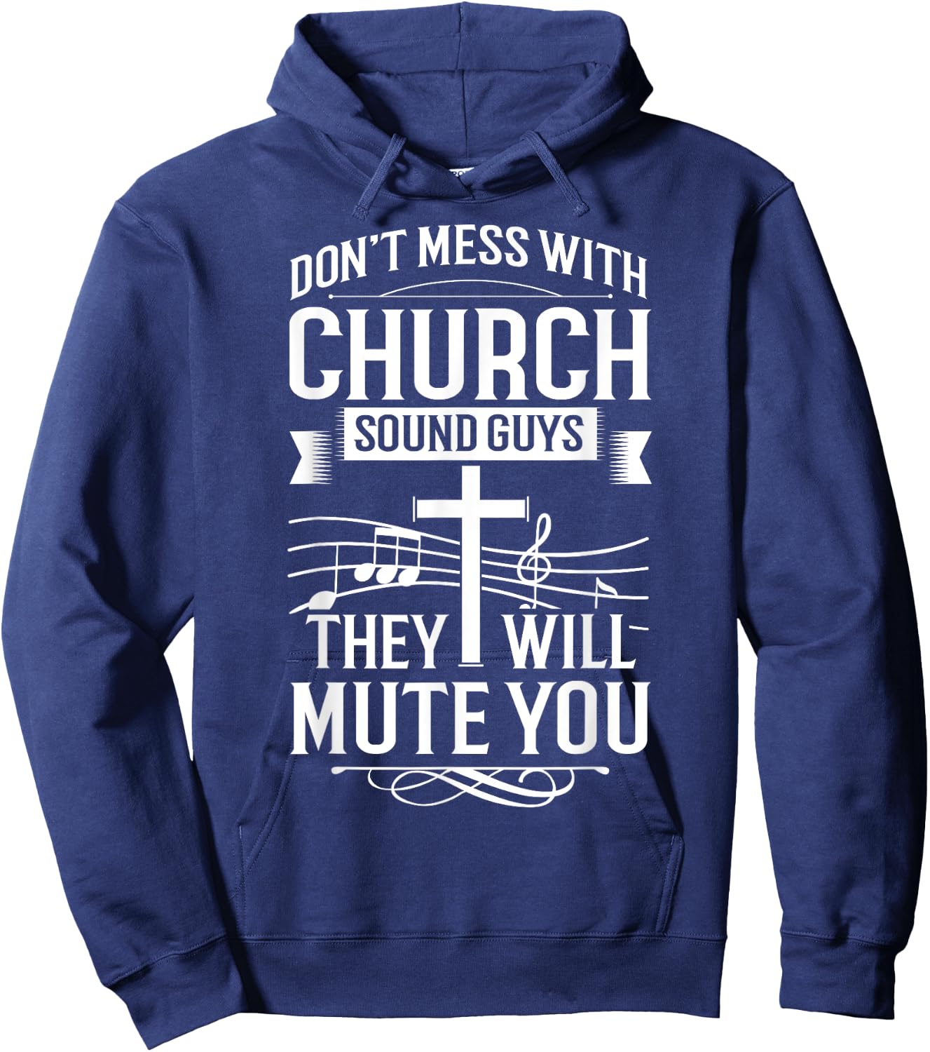 Church Sound Engineer Audio System Music Christian Hoodie - Hoodie | Navy