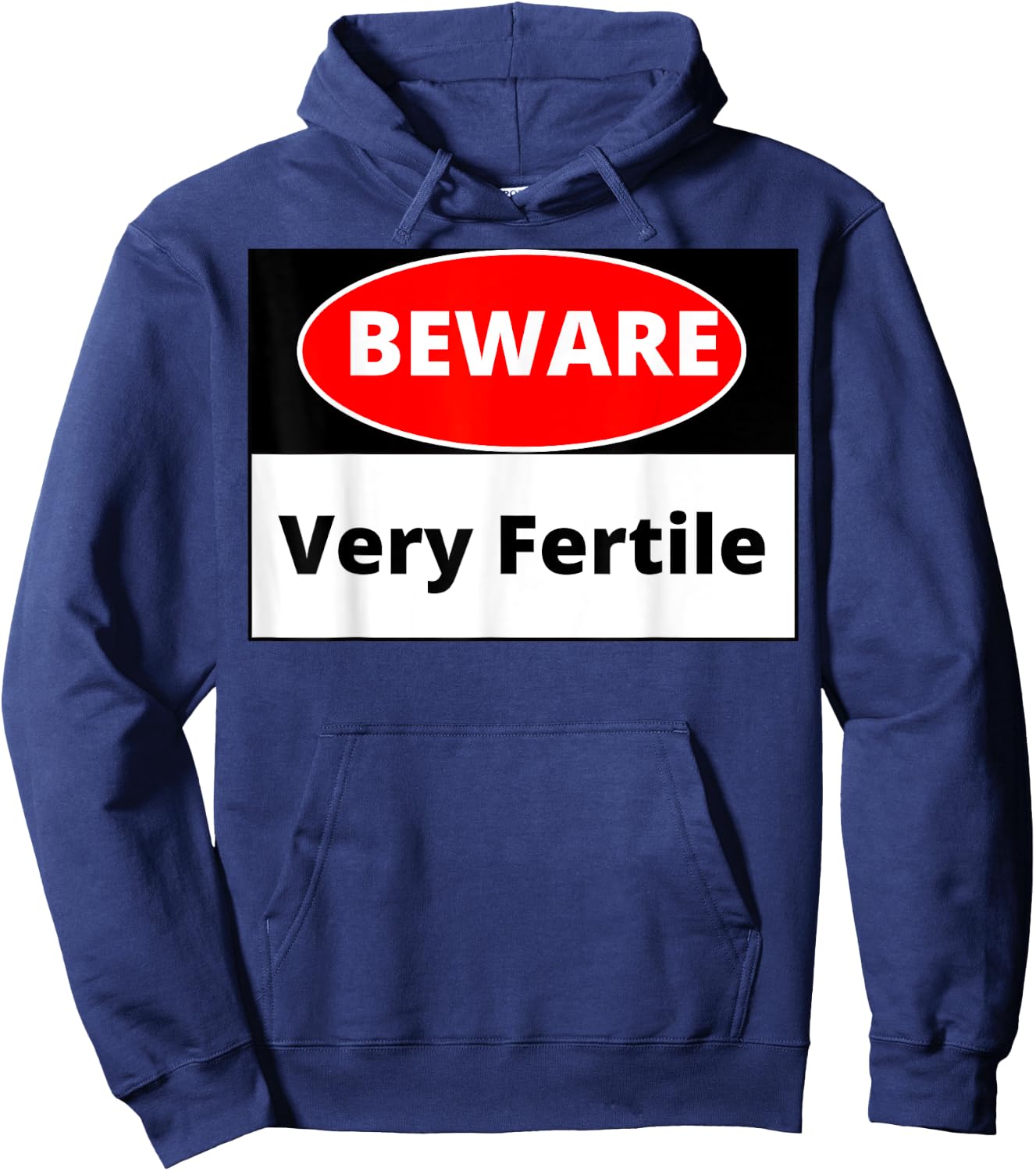 Danger Very Fertile Hoodie - Hoodie | Navy