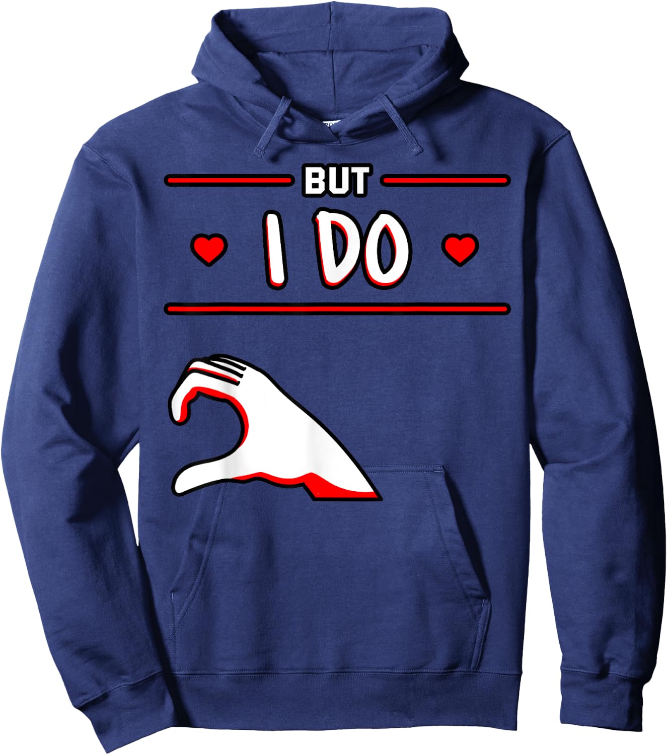 I Don't Do Matching Shirts But I Do Couple Heart Anniversary Hoodie - Hoodie | Navy