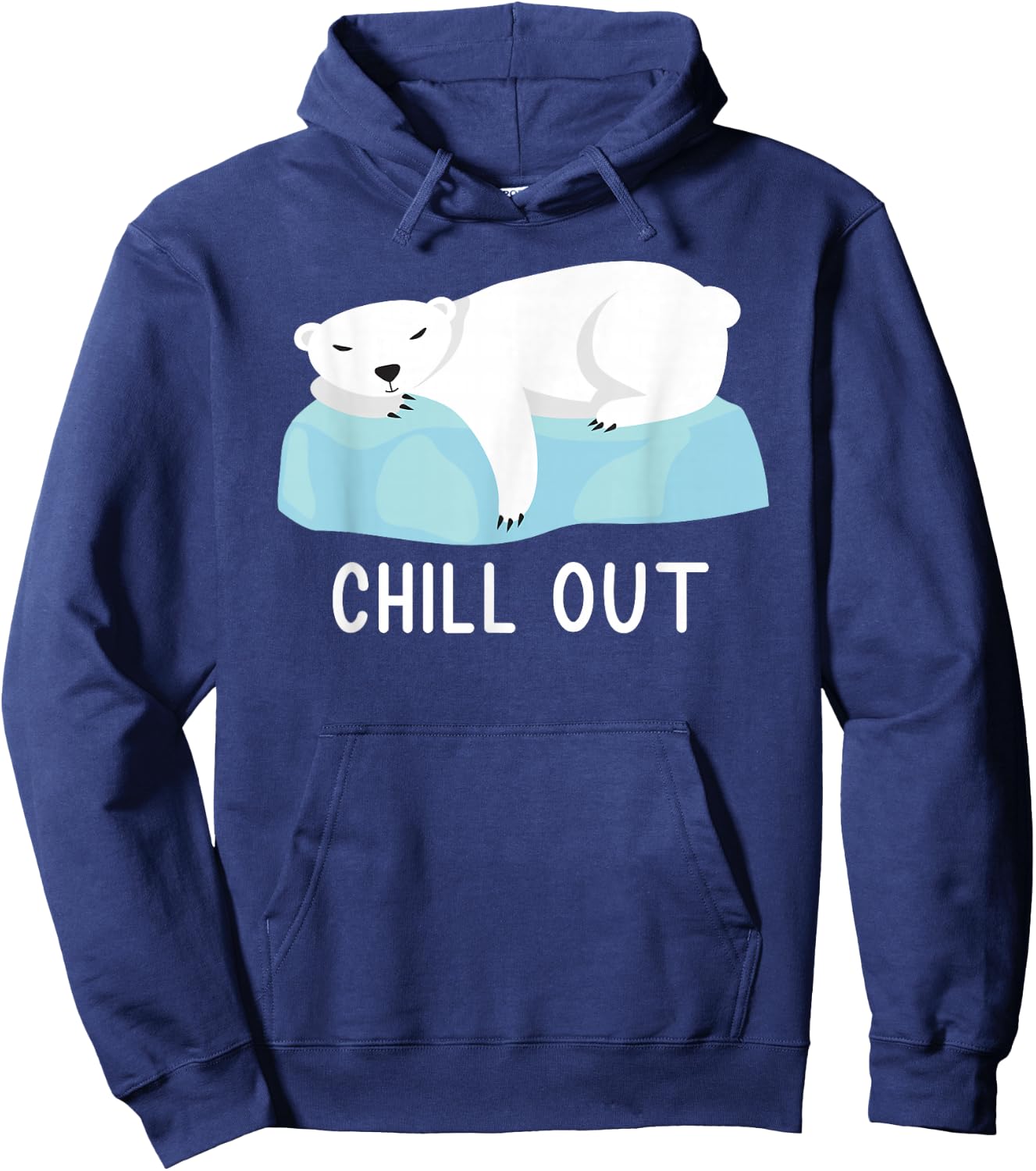 Funny Polar Bear North Pole Polar Bear Love Climate Change Hoodie - Hoodie | Navy