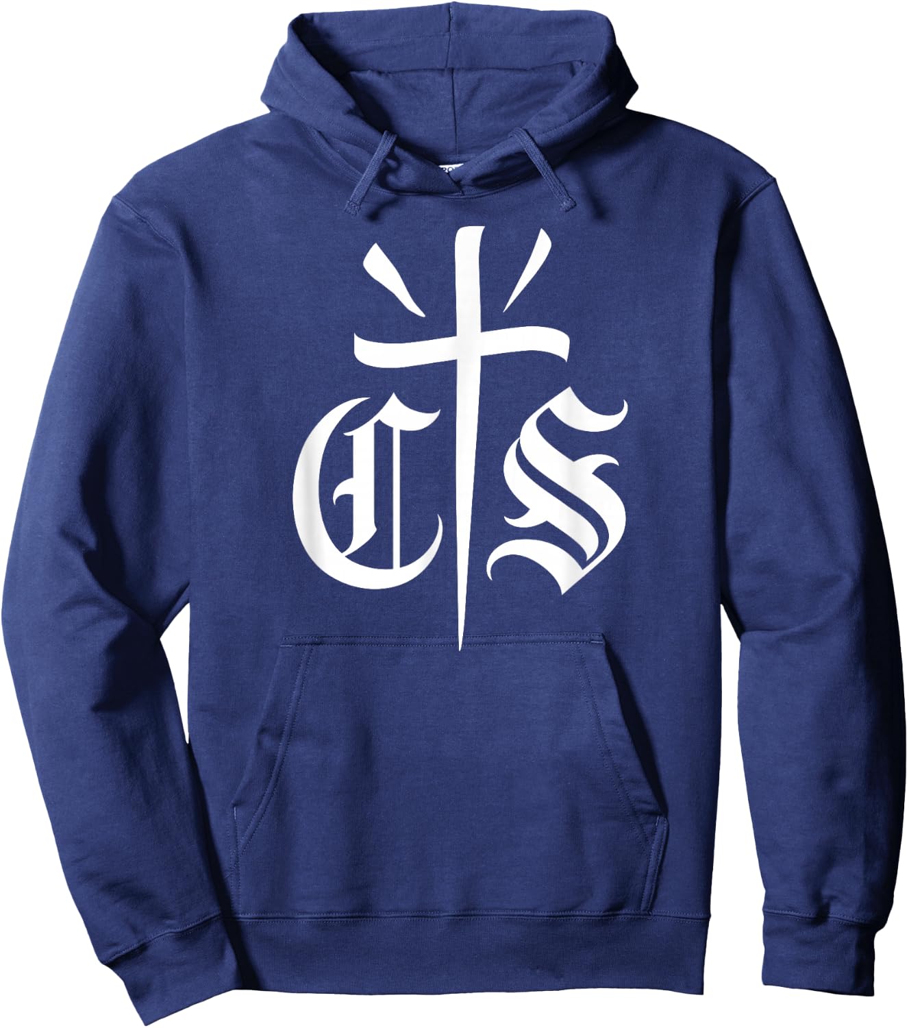 Con Safos CS Cholo Chicano Cross Pachuco Hoodie - Hoodie | Navy