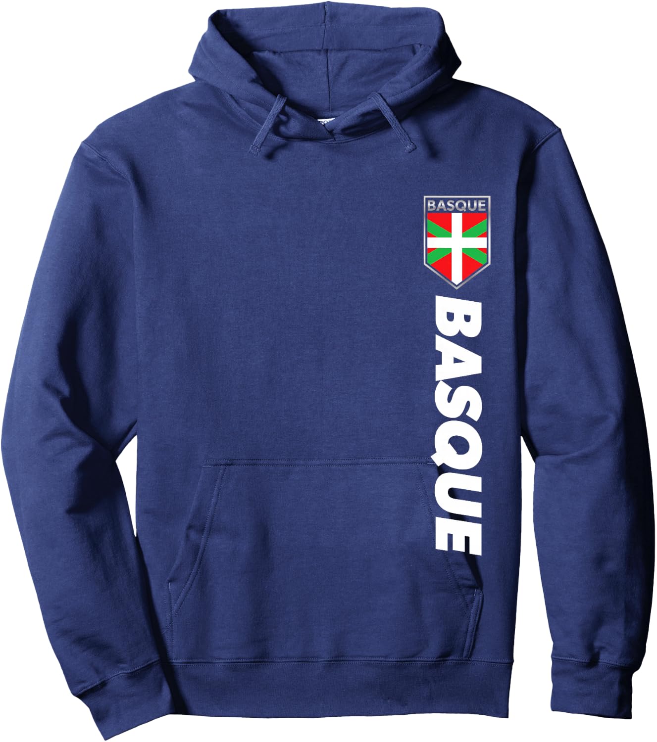 Basque Spain Victory Basque Football Jersey Style Hoodie - Hoodie | Navy