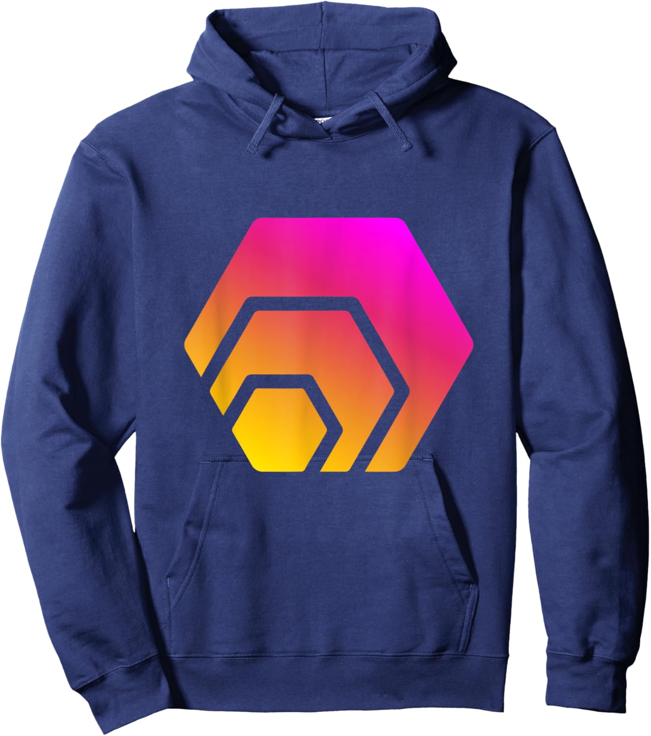 Hex Logo | The hex Crypto and hex Crypto Logo Hoodie - Hoodie | Navy