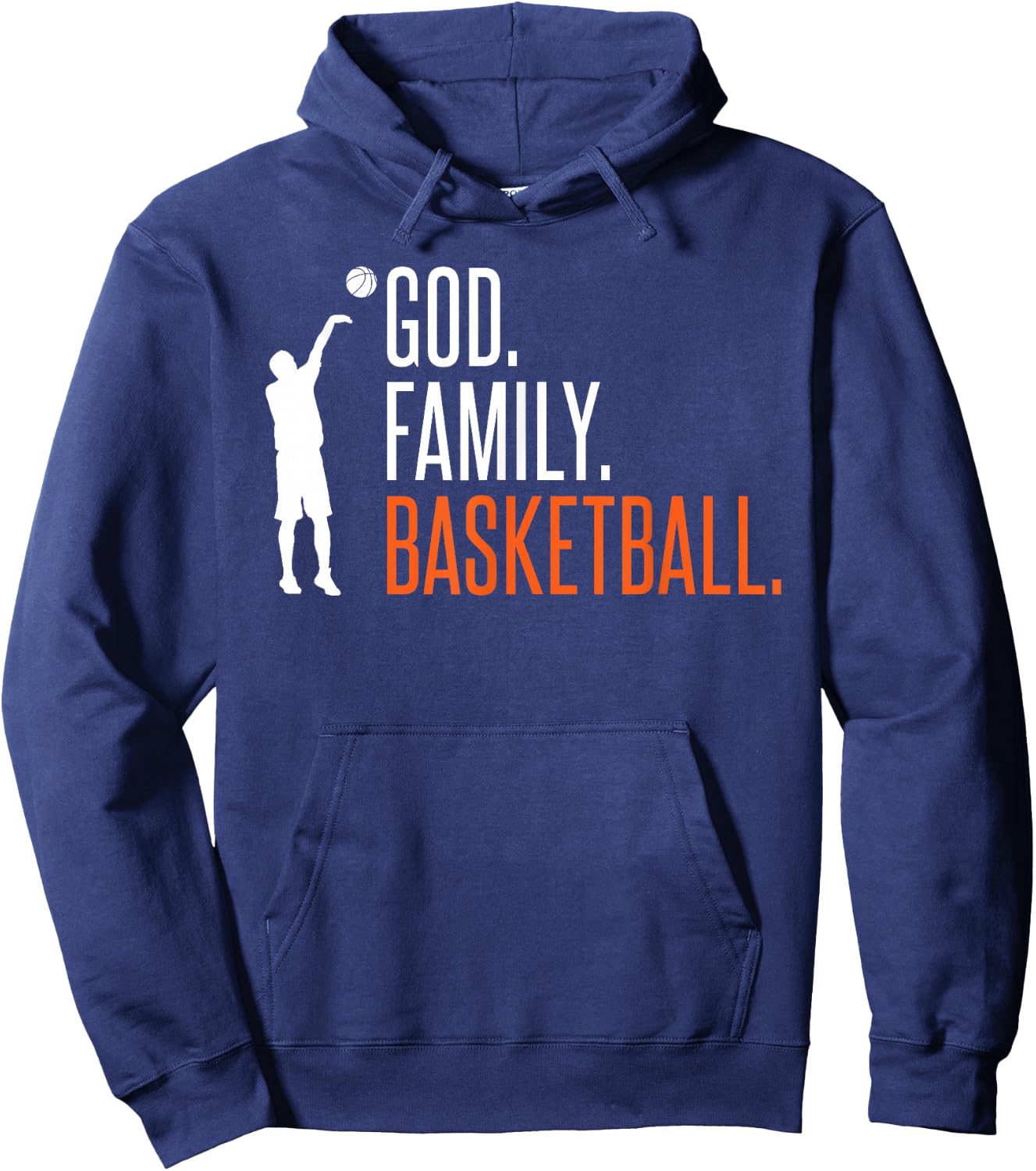 God Family Basketball Hoodie - Hoodie | Navy