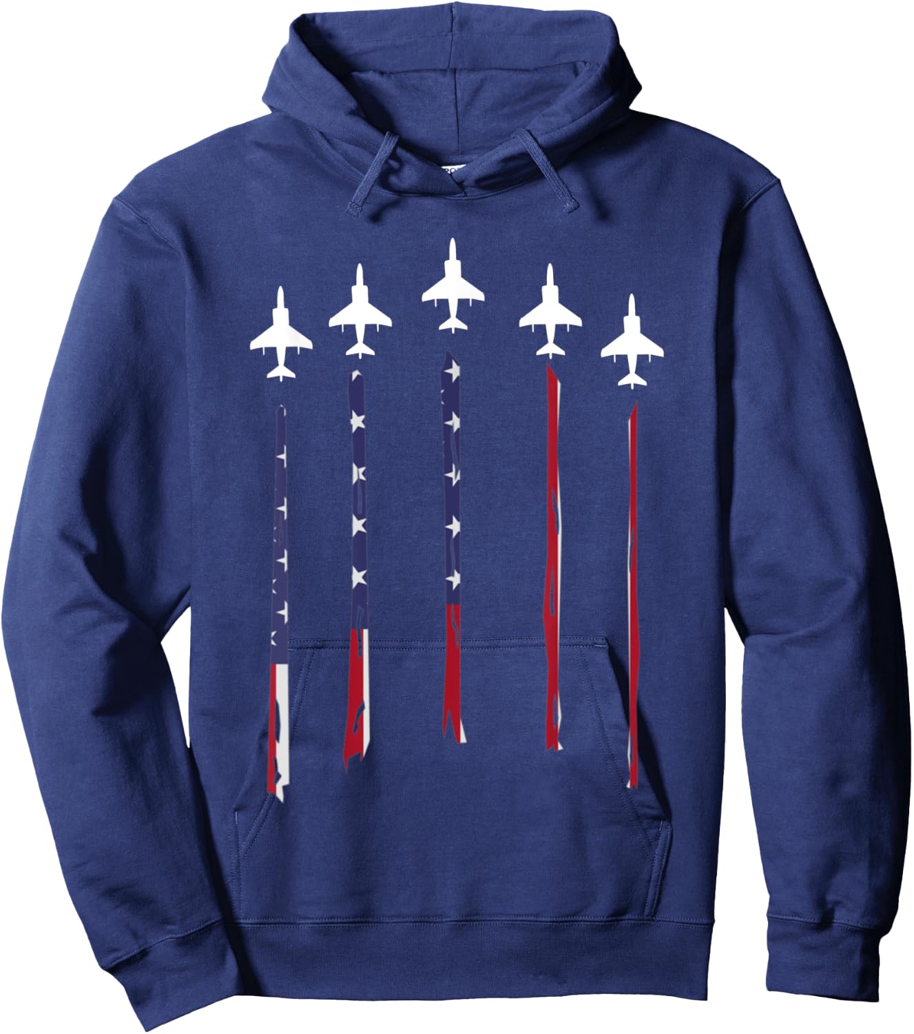 AV-8B Harrier Flag Hoodie - Hoodie | Navy