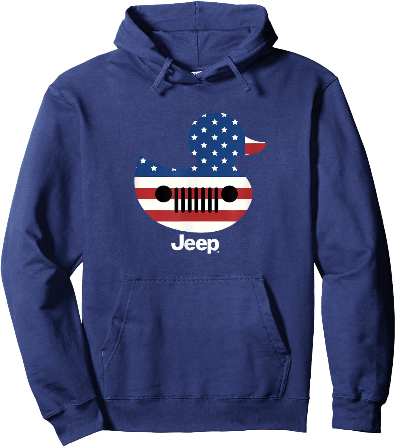 Jeep Duck Flag Hoodie - Hoodie | Navy