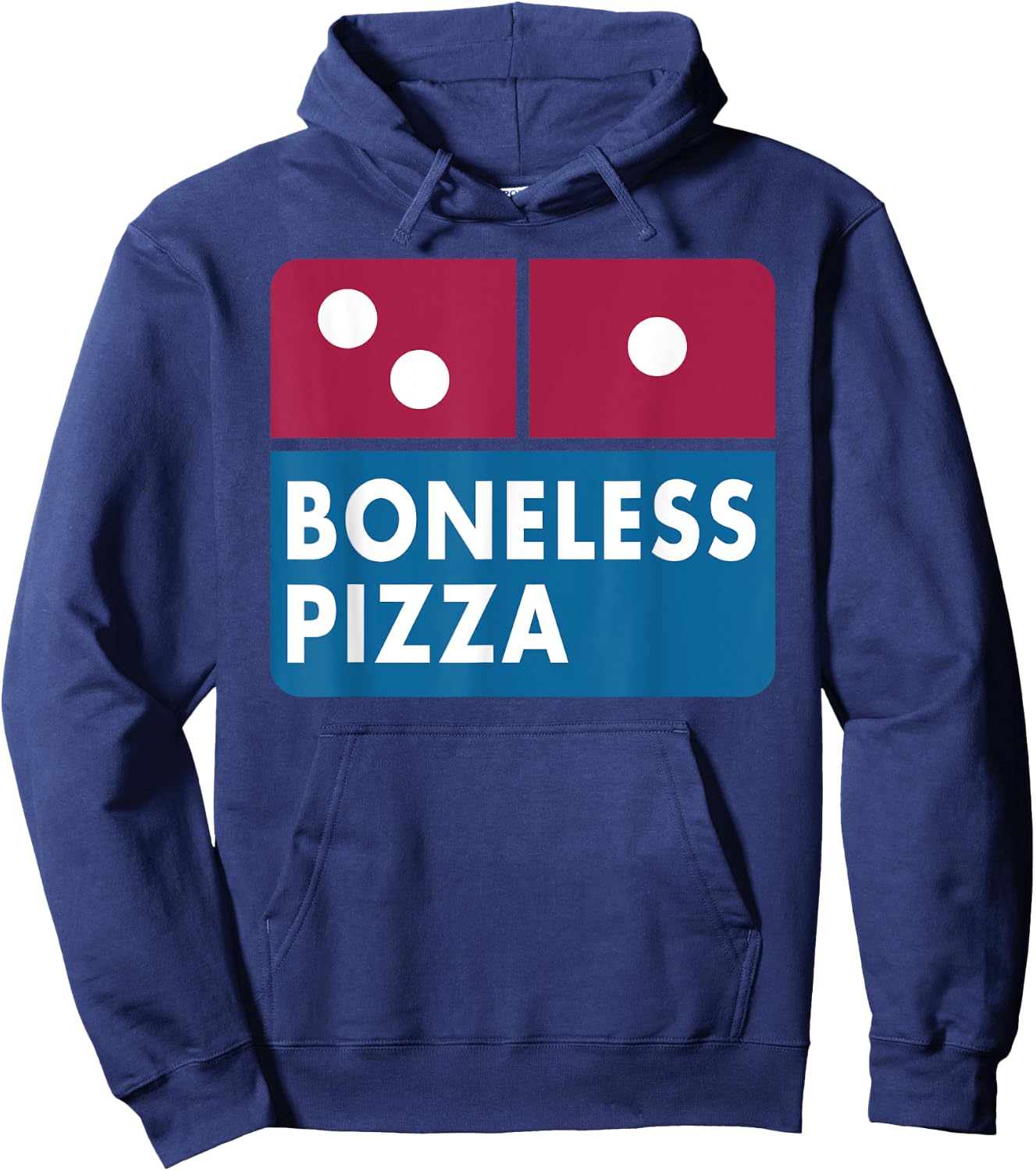 Funny Boneless Pizza Meme Hoodie - Hoodie | Navy