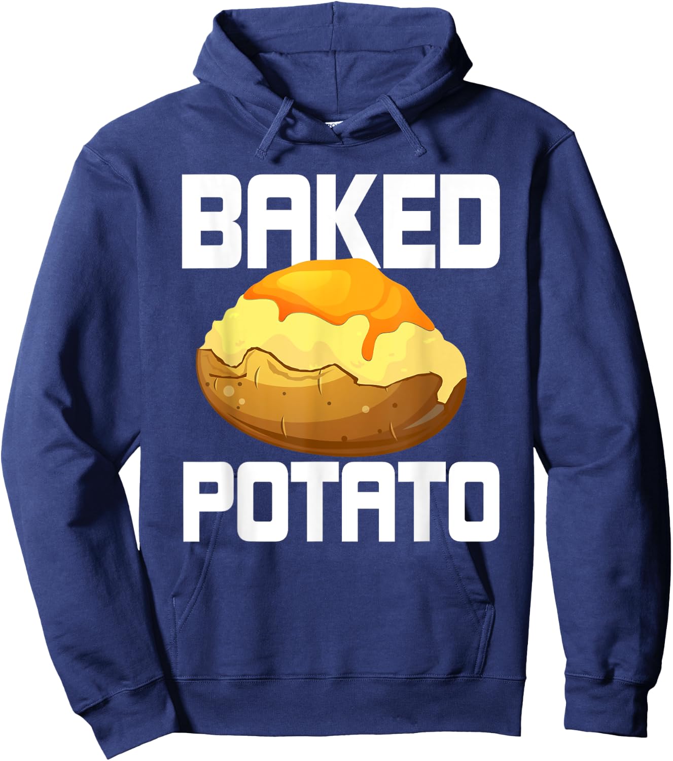 Great Baked Potato Design Vegetable Potatoes Chef Hoodie - Hoodie | Navy