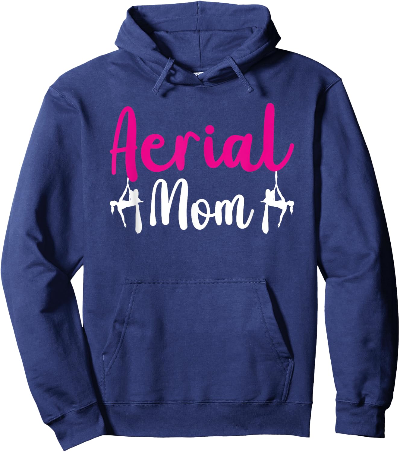 Aerial Silks Circus Yoga Aerialist Aerial Silks Mom Hoodie - Hoodie | Navy