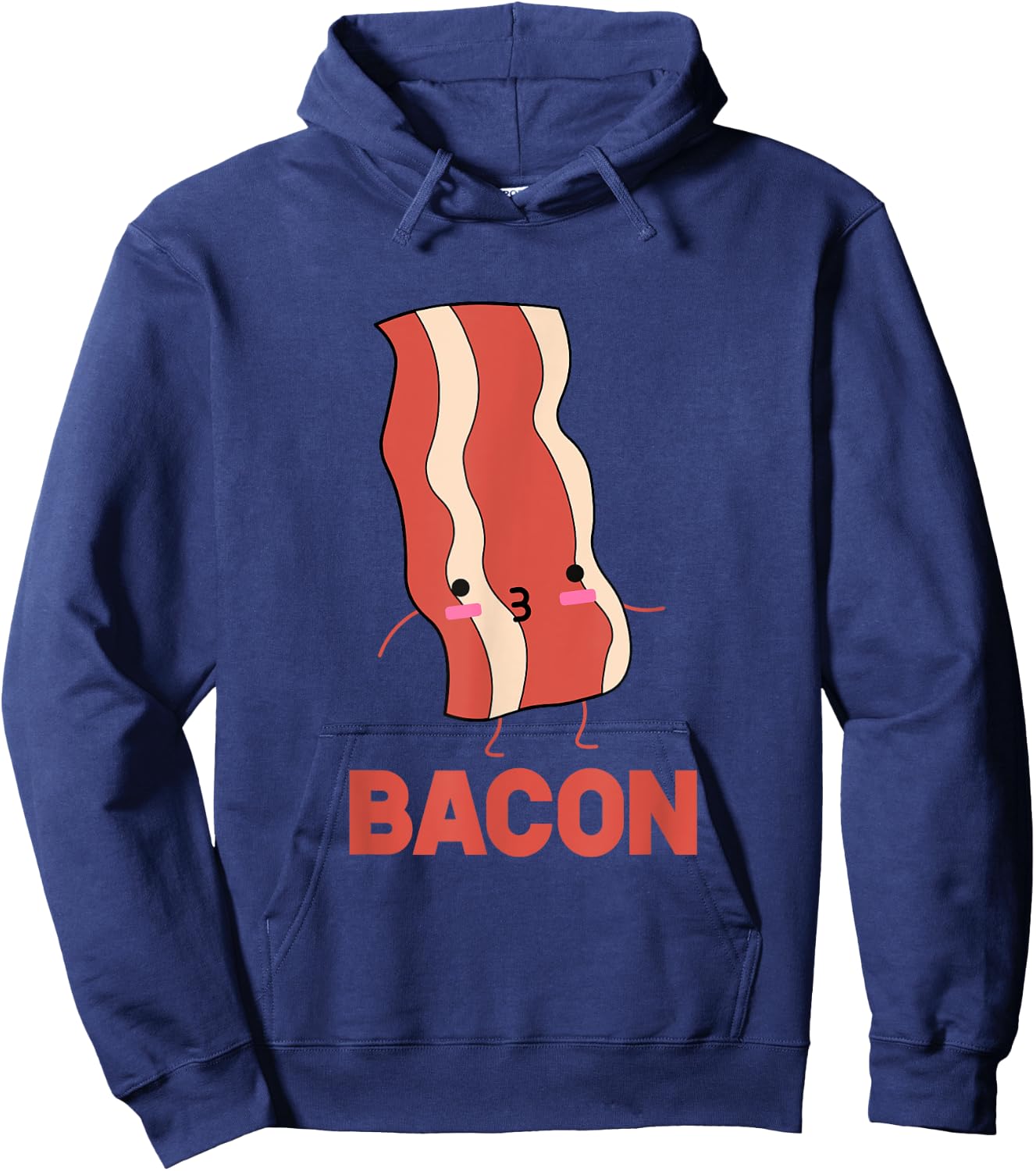 Bacon and Egg Cute Matching Couples Valentines Day Shirt Hoodie - Hoodie | Navy