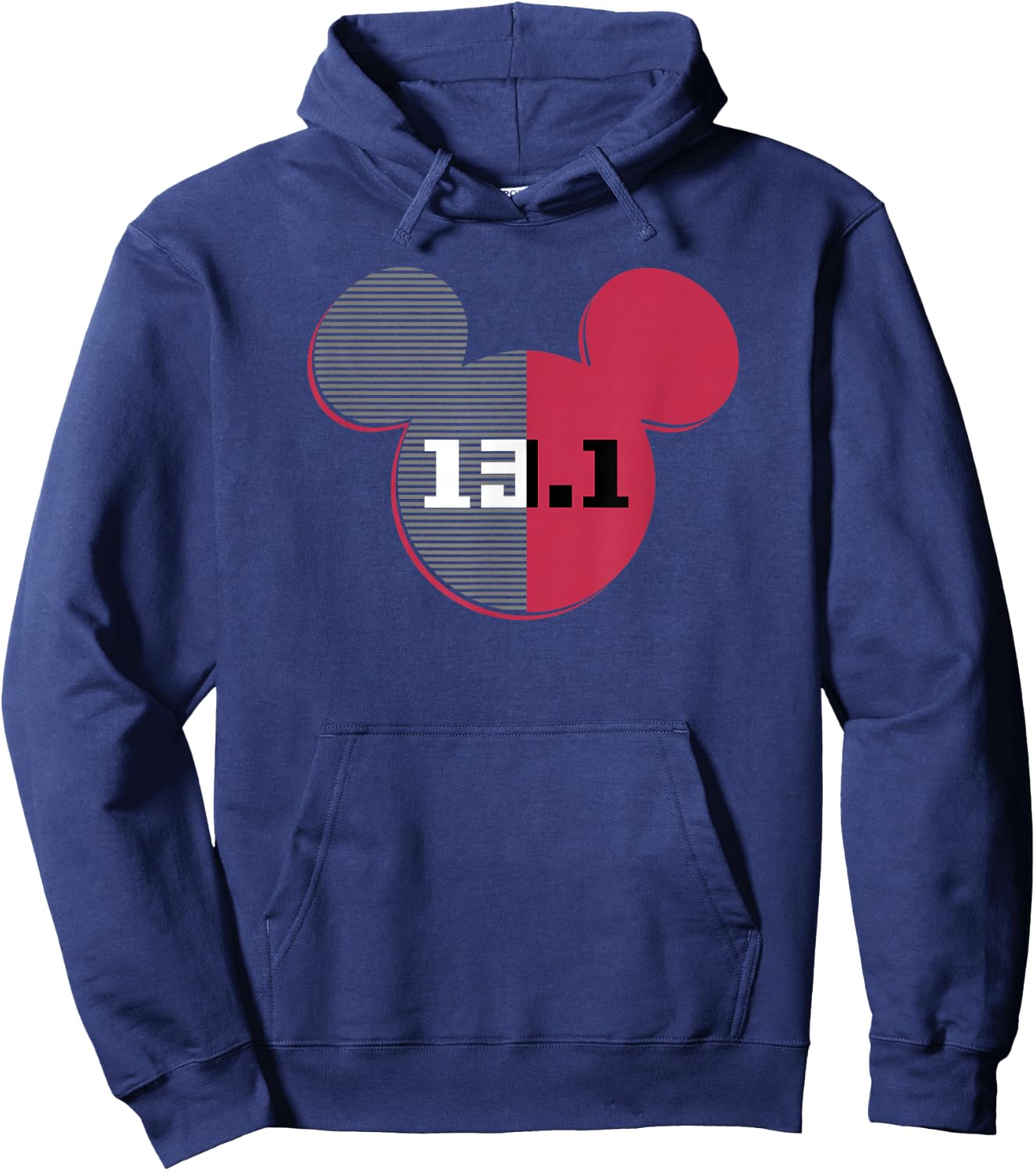 Disney Mickey Mouse Ears Half Marathon 13.1 Runner Hoodie - Hoodie | Navy