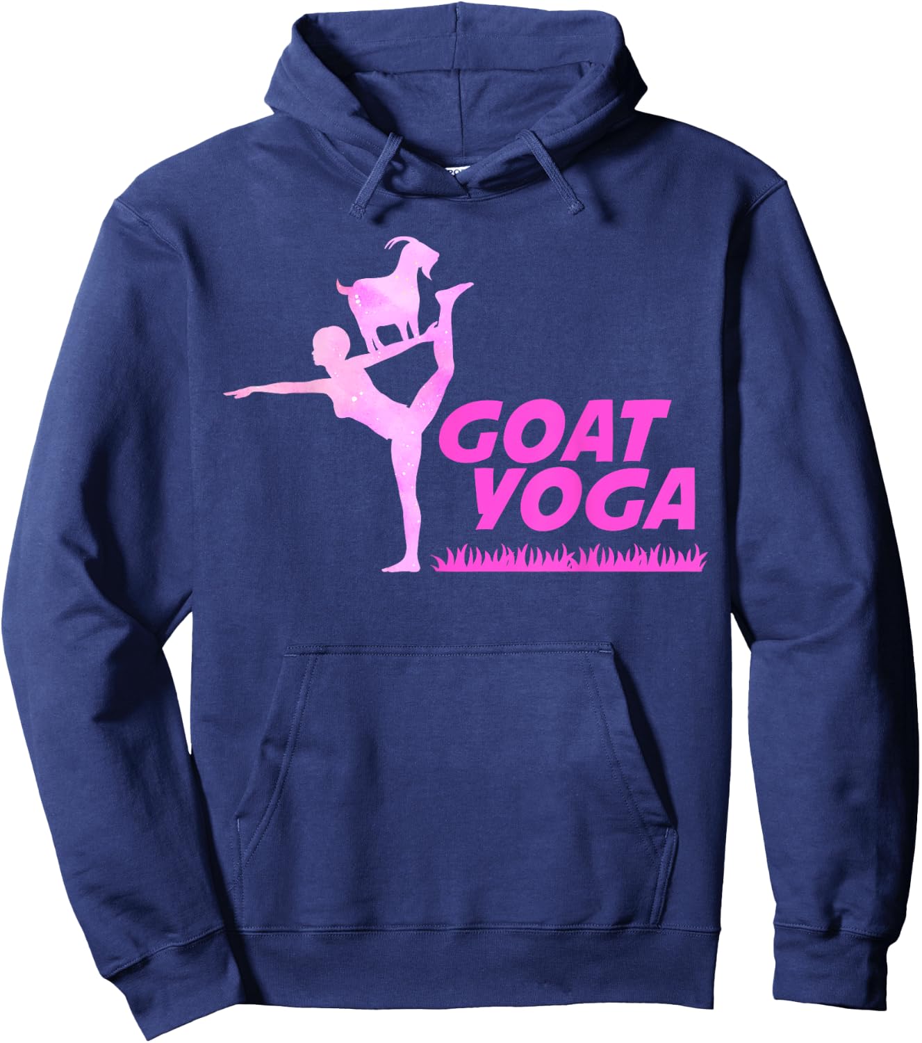 Goat Yoga Hoodie - Hoodie | Navy