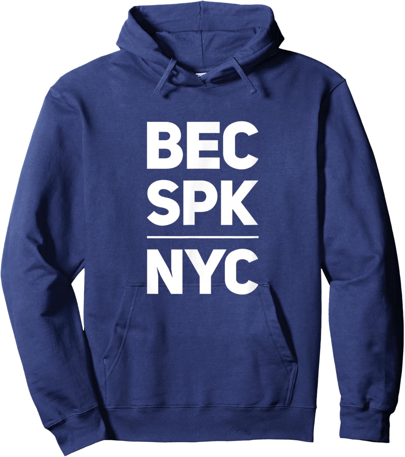 Bacon egg and cheese salt pepper ketchup NYC Hoodie - Hoodie | Navy