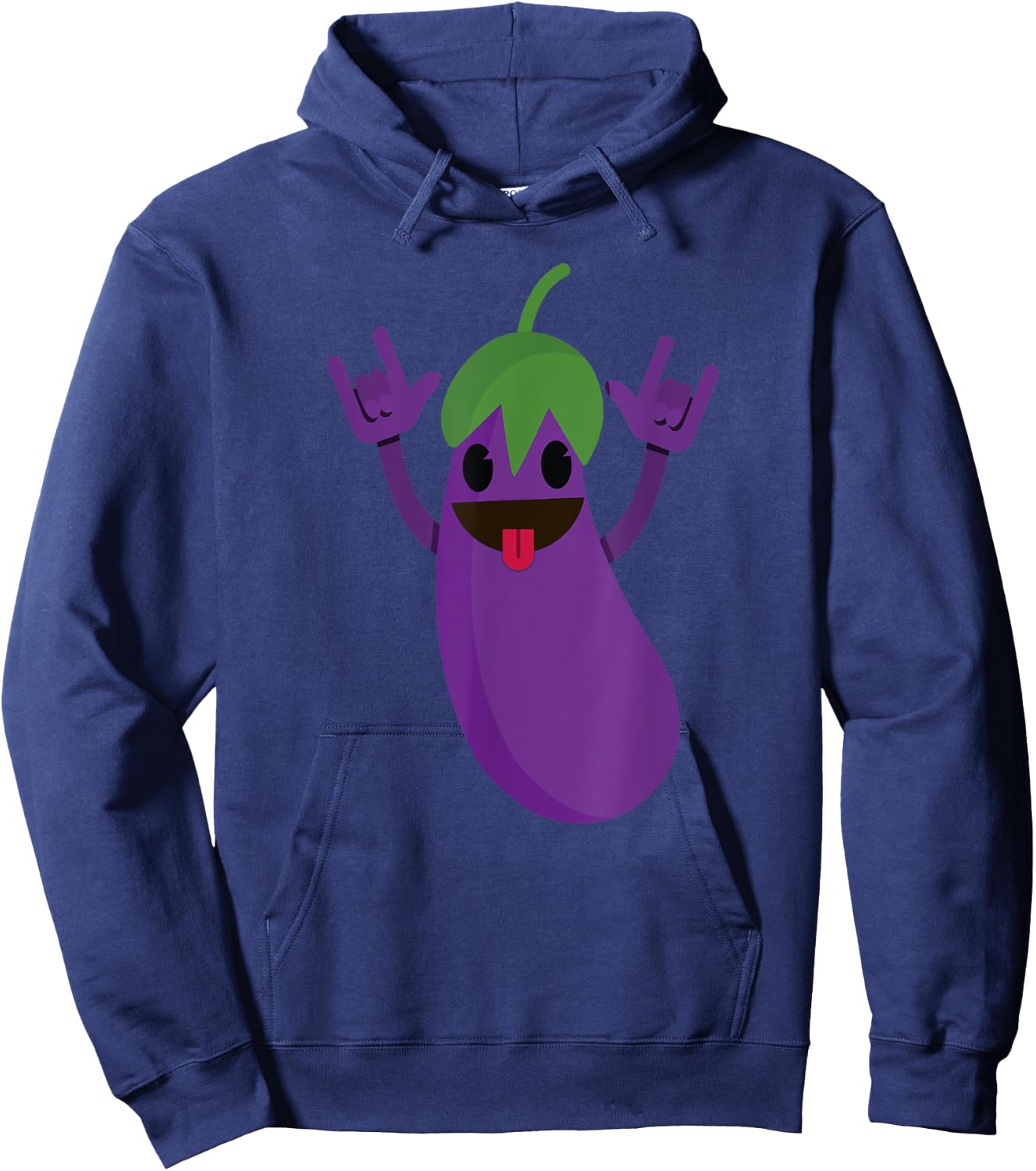 Dancing Eggplant Funny Dance Fruit Dancer Gift Hoodie - Hoodie | Navy