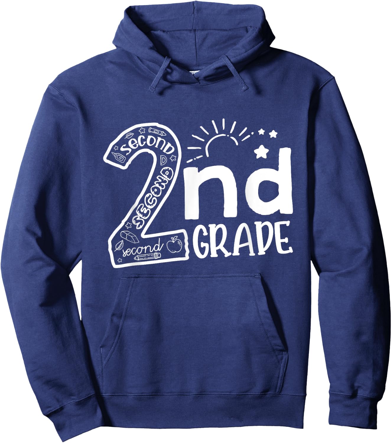 Hello On To 2nd Grade Teachers Boys and Team Secound Grade Hoodie - Hoodie | Navy