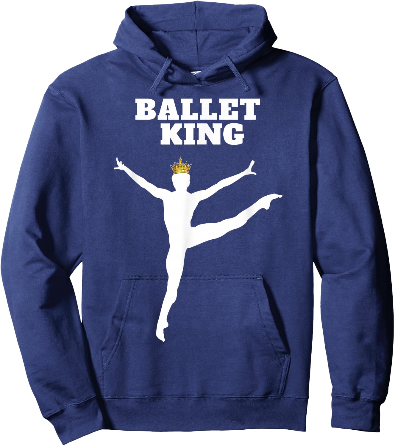 Ballet King | Ballet | Boys Ballet Hoodie - Hoodie | Navy